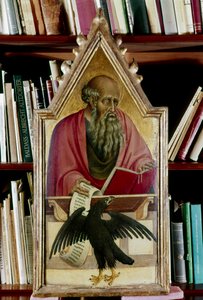 St John the Evangelist Shown with His Symbol, an Eagle