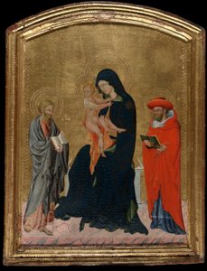 Virgin and Child with Saints Jerome and Bartholomew by Giovanni di Paolo