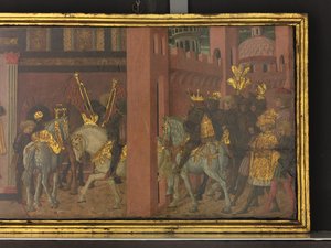 The Story of Trajan and the Widow (detail) by Giovanni di Ser Giovanni Scheggia