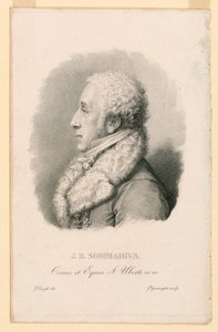 Portrait of J. B. Sommariva (1760-1826) by Giovita Garavaglia