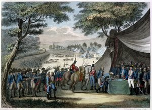 Pacification of the Vendee by General Hoche, 20th April 1795 by Karl Girardet