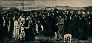 Funeral at Ornans, c. 1850, 1935