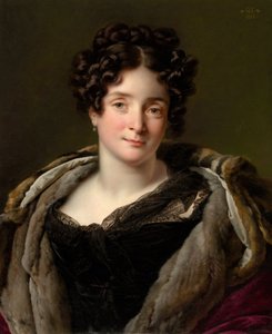Madame Jacques-Louis-Étienne Reizet Colette-Désirée-Thérèse Godefroy by Girodet de Roucy Trioson