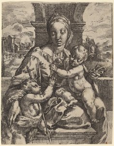 Madonna Aldobrandini by Girolamo Imperiale I after Raphael