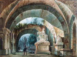 Stage Design for the Opera Don Giovanni by Wolfgang Amadeus Mozart by Girolamo Magnani