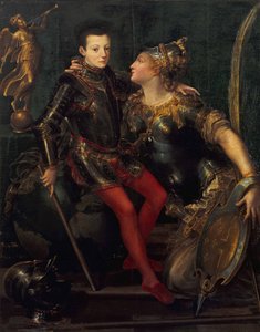 Allegorical Portrait of Parma Embracing Alessandro Farnese