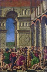 The Massacre of the Innocents. Painting by Girolamo Mocetto, ca 1510-1520 by Girolamo Mocetto