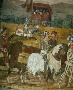 King Christian and Bartolomeo Colleoni Watching a Tournament