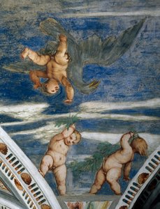 Rape of Ganymede and Putti (detail)