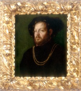 Portrait of a man, work by Girolamo da Carpi, conserved at the Galleria Estense in Modena by Girolamo da Carpi