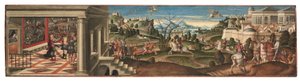 Scenes from Orlando Furioso by Girolamo da Santacroce