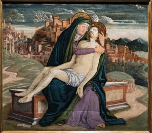 Lamentation, by Gerolamo da Treviso the Old, c.1495-7
