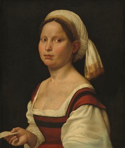 Portrait of a Young Woman by Giuliano Bugiardini