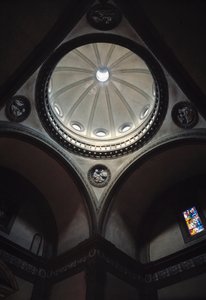 Interior view of the church by Giuliano Giamberti da Sangallo