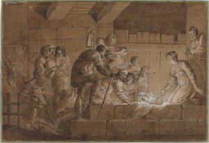 The Nativity by Giuliano Traballesi