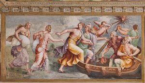 The Abduction of Helen, The Trojan Horse, Chamber of Troy (Sala di Troia)