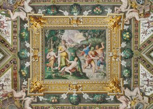 Hall of Latona: the Goddess, Rocca dei Rossi, San Secondo, Parma, Italy