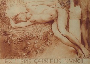 Ex Libris Card for Gabriel d
