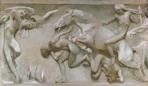 From the Great Discoveries, Through the Gloomy Ages, 1906 by Giulio Aristide Sartorio