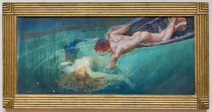 Mermaid or Green Abyss, c.1900 by Giulio Aristide Sartorio