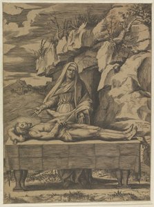 Lamentation by Giulio Bonasone