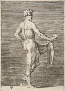 Flayed Man Seen from Behind