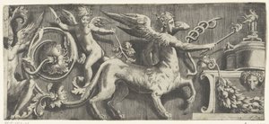 Frieze with Sphinx and Putto by Altar
