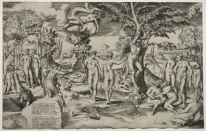 Love in the Elysian Fields by Giulio Bonasone
