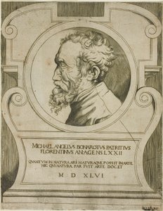 Michelangelo by Giulio Bonasone