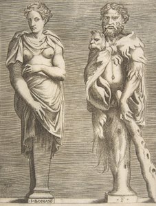 Terms of Hercules and Deianira by Giulio Bonasone