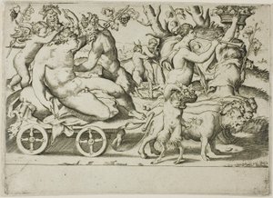 The Triumph of Bacchus by Giulio Bonasone