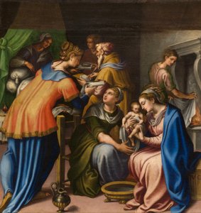 Chapel of Our Lady of the People, First Span North Side, Birth of the Baptist