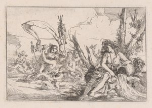 Water, Represented by a Naiad Seated at the Base of a Tree