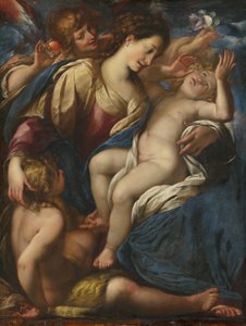 Mary with Child, the Young John, and an Angel