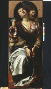 St. Cecilia with Two Angels by Giulio Cesare Procaccini