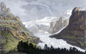 Glacier de Grindelwald en Suisse - in 