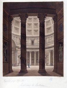 Interior of the Pantheon of Rome (from 