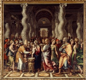 Circumcision Religious Ceremony for the Circumcision of Christ by Giulio Romano