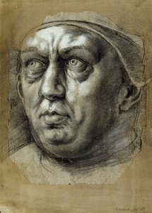 Head of Pope Leo X by Giulio Romano