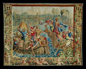 The History of Scipio: The Arrival in Africa, Sixth Piece of the Tapestry by Giulio Romano