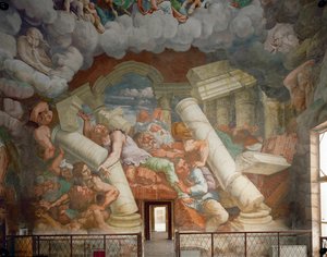 The Fall of the Giants by Giulio Romano