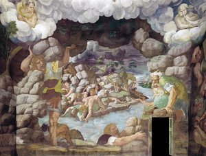 The Fall of the Giants Sala dei Giganti, 1536