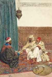 A Game of Tavli by Giulio Rosati