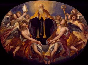 St Benedict in glory by Giuseppe Cesari by Giuseppe Cesari