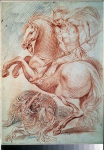 Saint George and the Dragon by Giuseppe Cesari