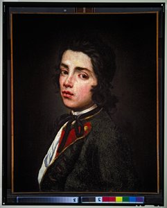 Portrait of a Young Boy by Giuseppe (1655 1743) Ghislandi