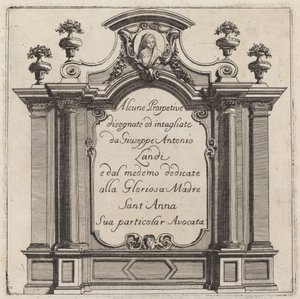 Some Perspectives by Giuseppe Antonio Landi