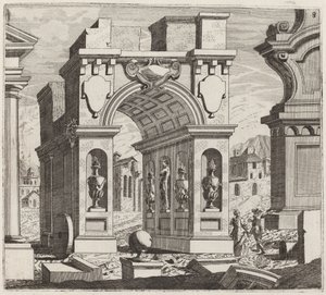 Architectural Fantasy with a Triumphal Arch