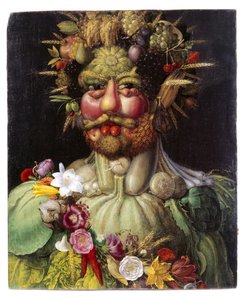 Vertumnus (Portrait, Allegory) by Giuseppe Arcimboldo