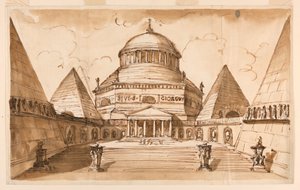 Atrium of a Church to be Dedicated to St. George